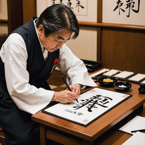 Quelle croisière propose des ateliers de calligraphie japonaise avec des maîtres calligraphes?